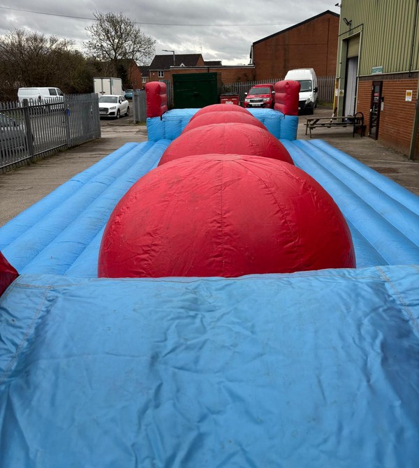 Used 2x Inflatable Wipe Out Balls