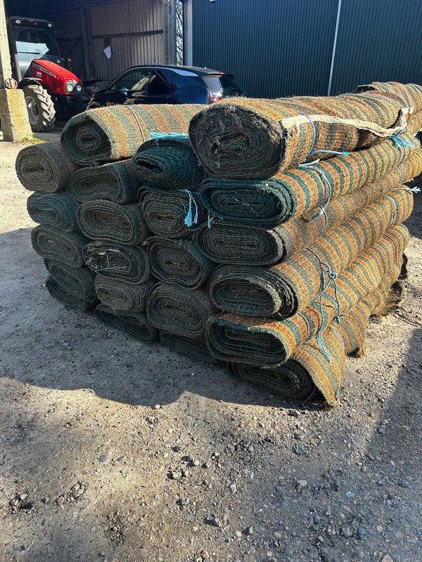 Striped 12m coir matting for sale