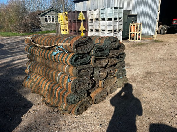 Used marquee coco / coir matting for sale