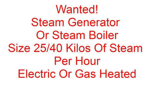 Wanted steam generator