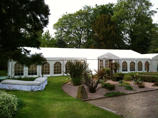 Used 6m x 18m clear span framed marquee
