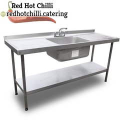 1.8m Stainless Steel Sink  (Ref: 2118)