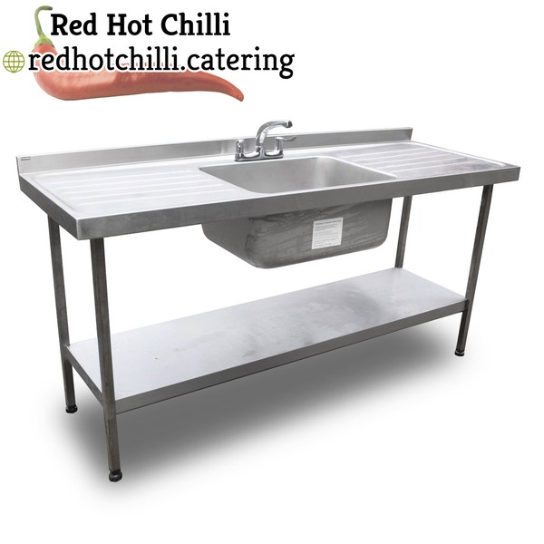 1.8m Stainless Steel Sink  (Ref: 2118)