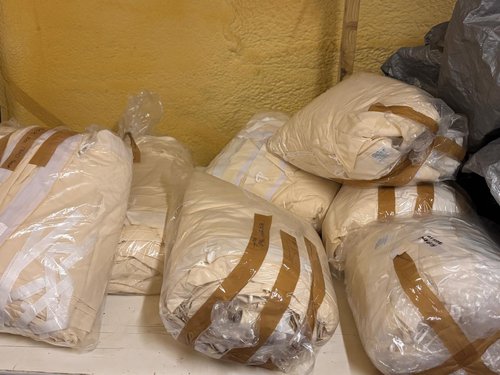 20ft x40ft Ivory sailcloth linings 2 x 20x40 end sets 4 x 20x40 middles