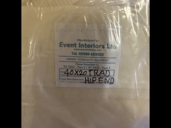 Ivory sailcloth linings