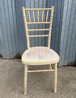 136x Limewash Chiavari Chairs For Sale