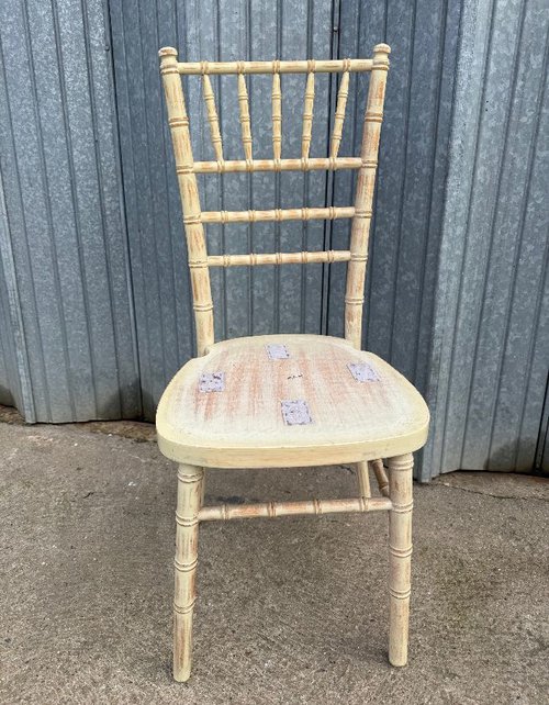 136x Limewash Chiavari Chairs For Sale