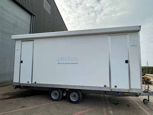 3+1 White Toilet Trailer