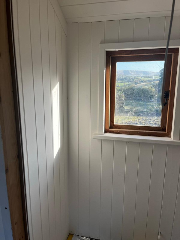 Double glazed Shepherd's hut