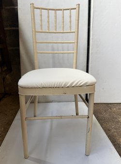 35x Chiavari Style Metal Chairs For Sale