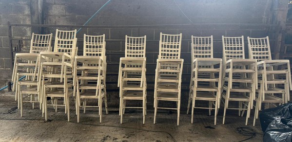 Secondhand Metal Chiavari Chairs