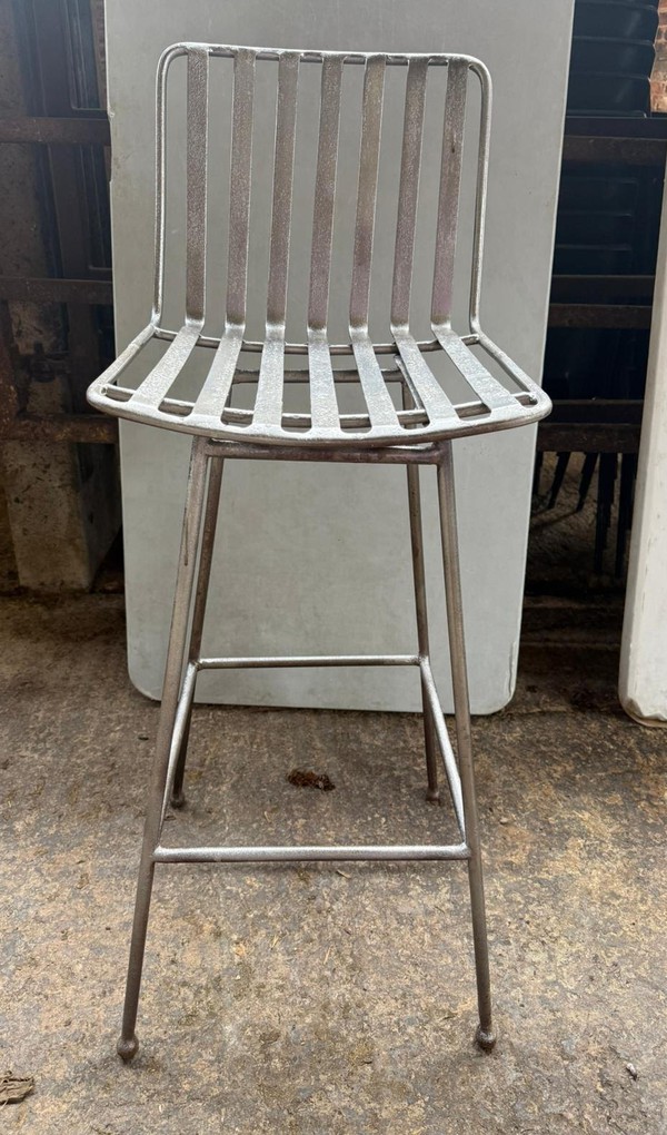 9x Steel Poseur Chairs For Sale