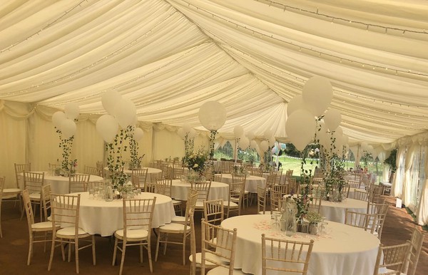 Selling 9m x 21m Tectonic Clearspan Marquee