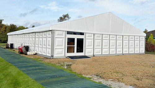 Tectonics 15m x 25m framed marquee