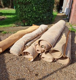 11x Dandy Dura Matting Rolls For Sale