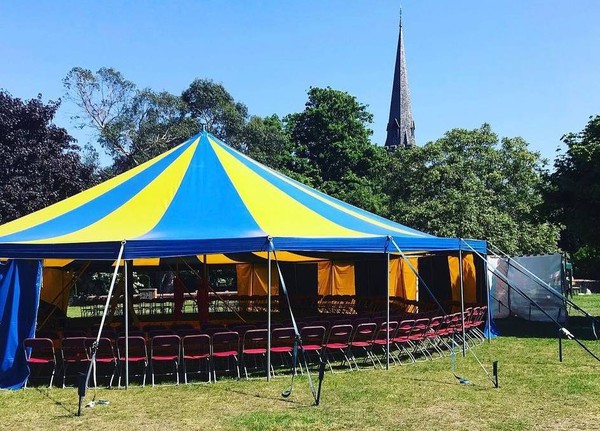 Round circus tent or Big top