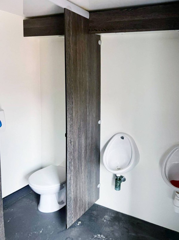 Ladies and Gents 3 + 1 toilet trailer for sale