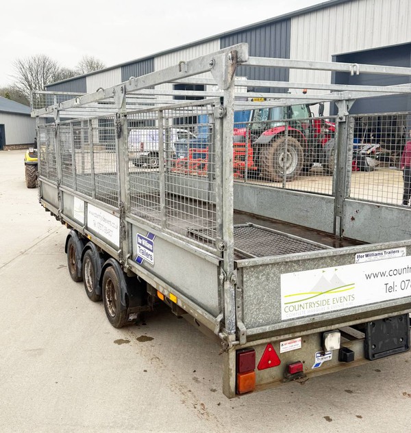 Ifor Williams drop side trailer for sale