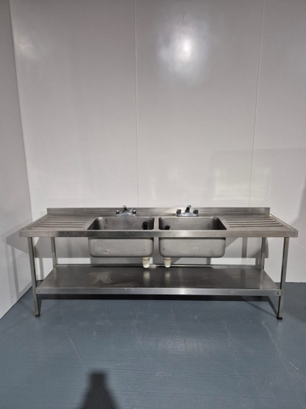 Large Stainless Double Sink