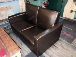 Commercial leather sofa / couch for sale