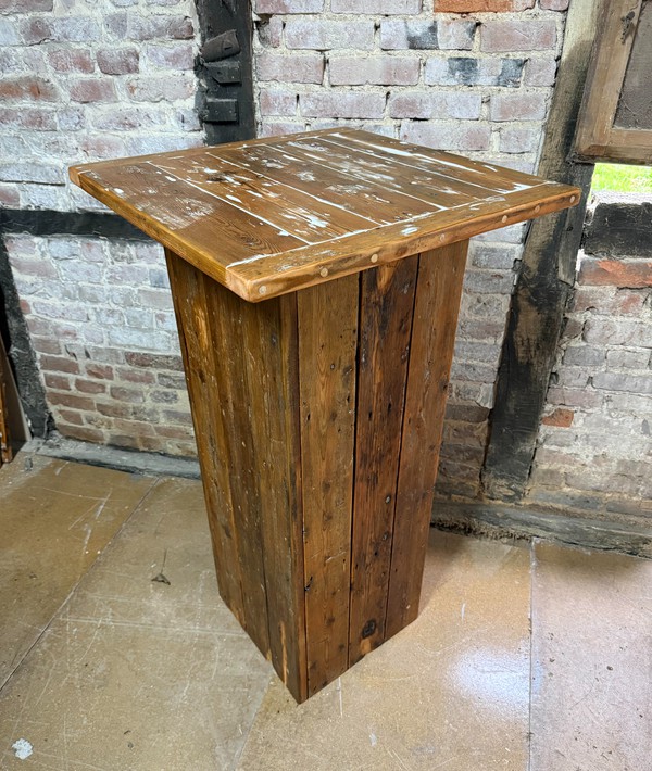 1m Tall Reclaimed Wooden Plinths