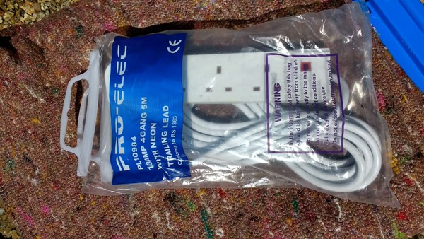 13amp four gang extension leads