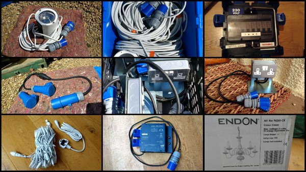 Marquee lighting and electrical distro