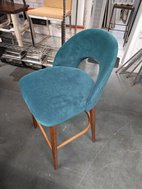 Green Dralon Bar Chairs