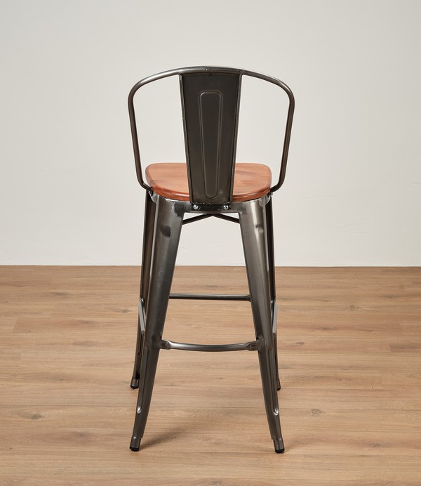 New Wooden Seat Bar Stools