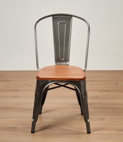 Paris Cafe Chairs With Wooden Seat For Sale