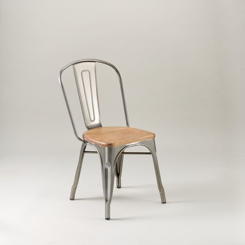 Paris Cafe Chairs With Wooden Seat For Sale
