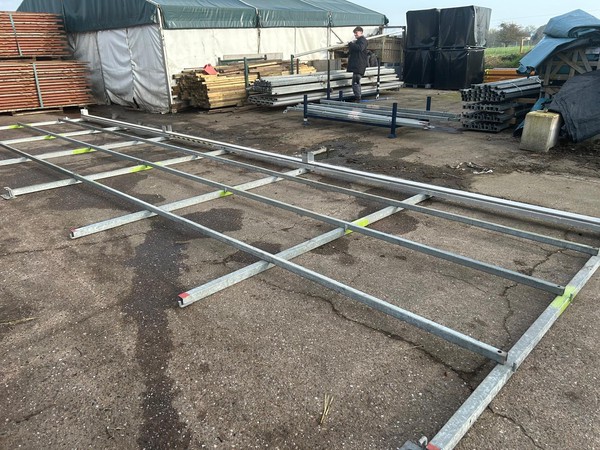 Steel subfloor for Roder marquee s