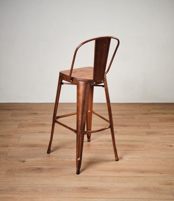 Paris Copper Bar Stool
