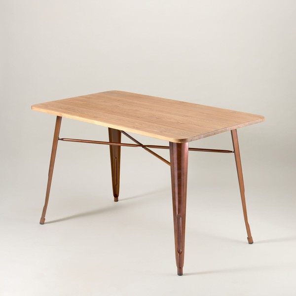 Vintage Copper Paris Cafe Table