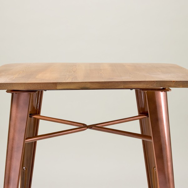 Vintage Copper Bar Table