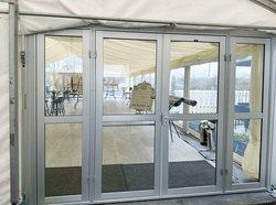 Double marquee doors by Debut Doors