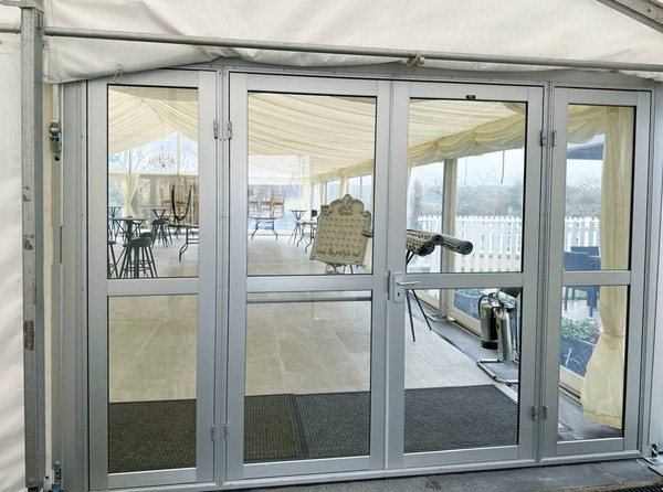 Double marquee doors by Debut Doors