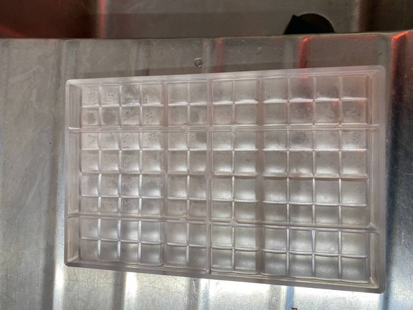 Commercial chocolate moulds