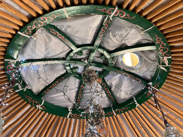 Hand-crafted wooden crown wheel (tonoo)