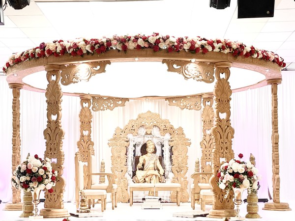 Wedding Mandap in carved wood for sale