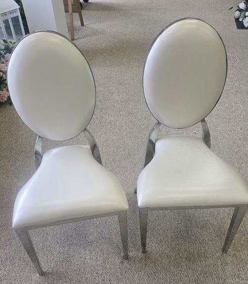 Silver Dior Liberty Chairs