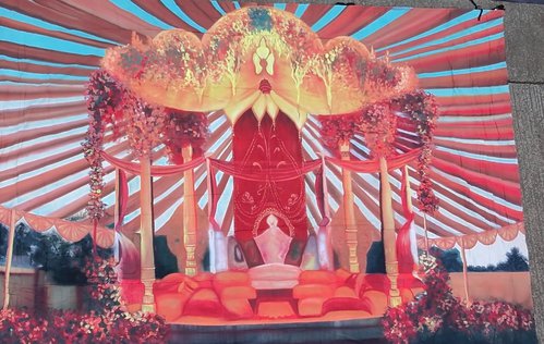 6m x 4m Indian Wedding Backdrop