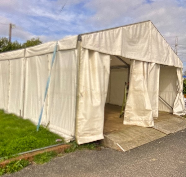 Secondhand 6m x 9m A-Frame Hoecker Marquee