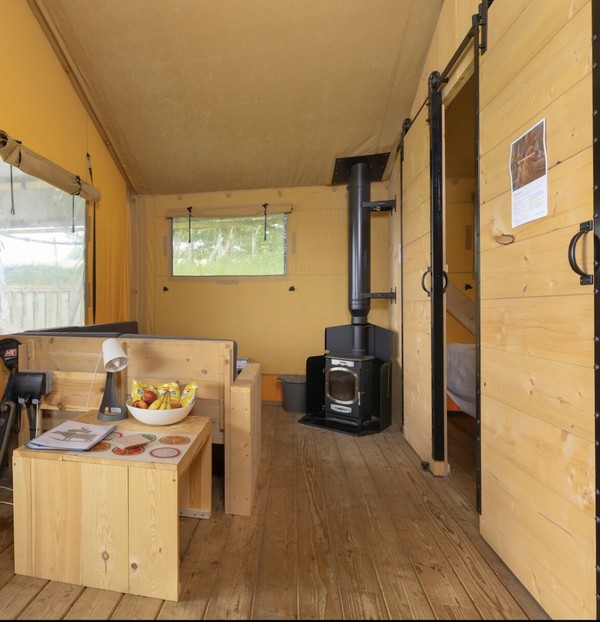 Safari Tent Living Area