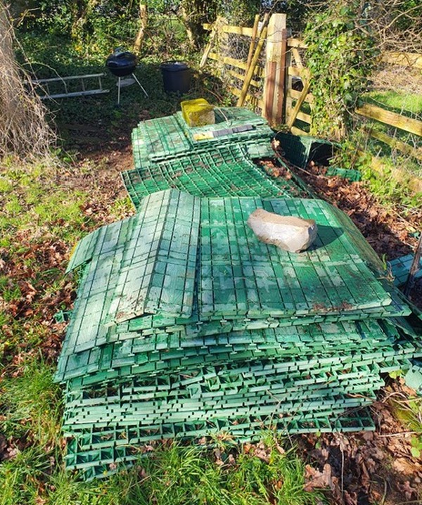 Used 135sqm Rolatrac Ultra Flooring