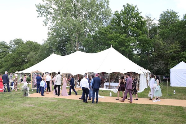 Dry Hire Petal Pole Marquee