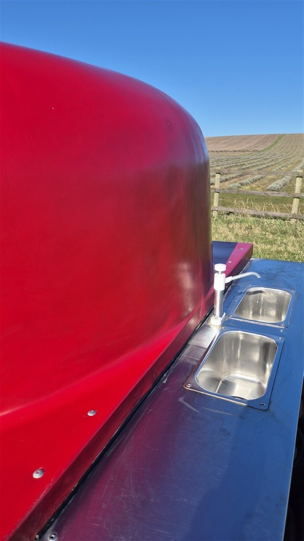 Pizza oven catering trailer