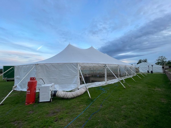 13m x 25m Tidewater  Sailcloth marquee