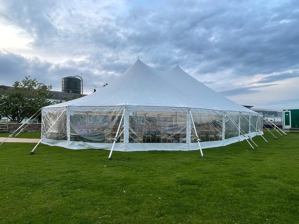 Tidewater 13m x 25m Sailcloth marquee