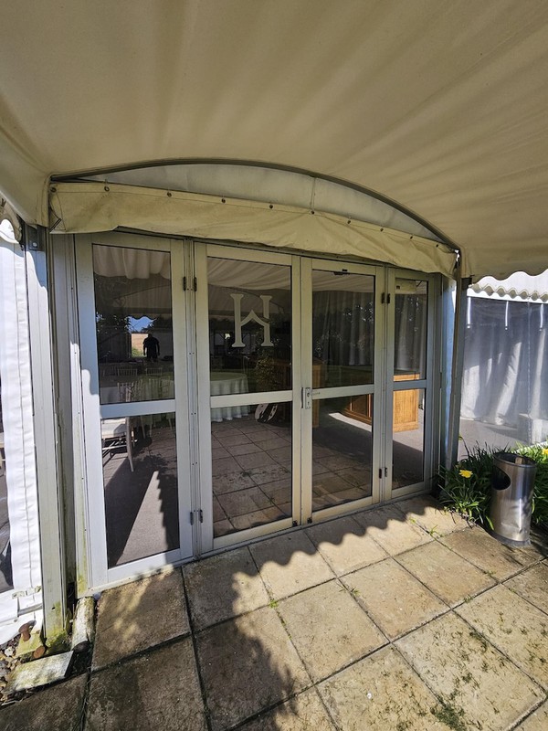 3m x 2.3m aluminium and glass panel Debut Doors 3m x 2.3m aluminium and glass panel Debut Doors